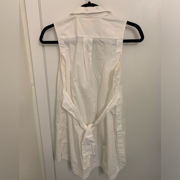 Maeve Button Up Tank Tunic w/ tie back - 0 - Picture 2 of 3